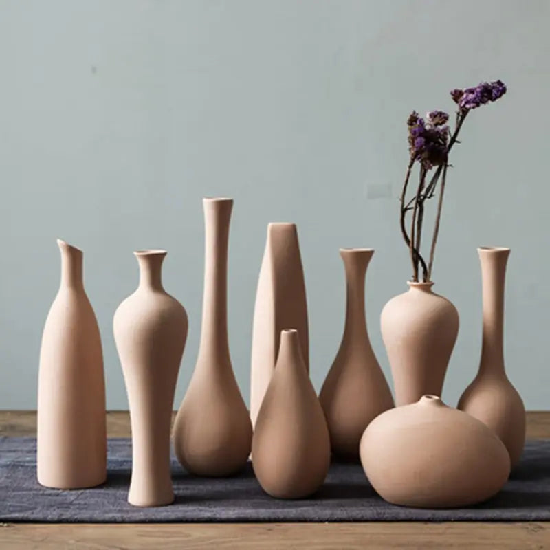 Minimalist Nordic Ceramic Vase for Home Decor