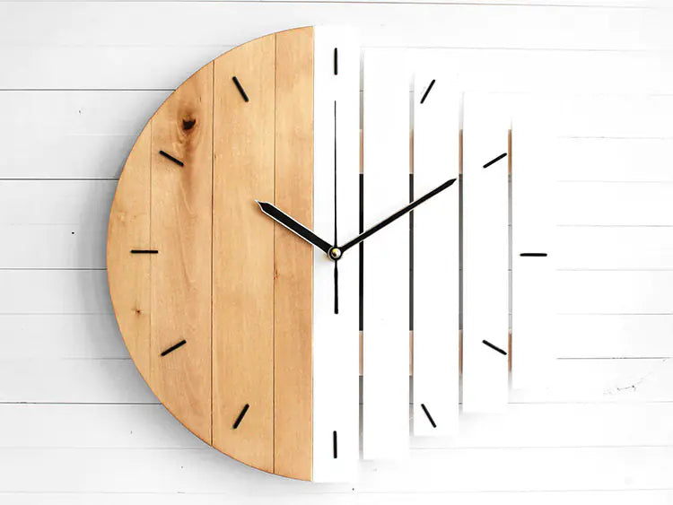 Chic Industrial Wall Clock