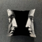 Retro Art Inspired Accent Pillow