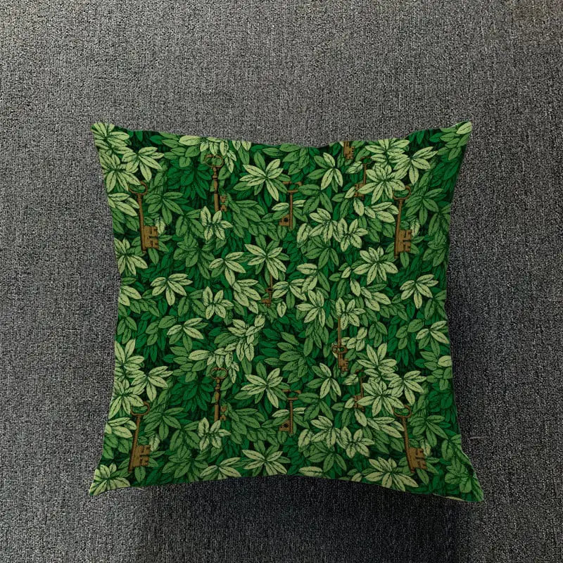 Retro Art Inspired Accent Pillow