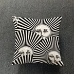 Retro Art Inspired Accent Pillow