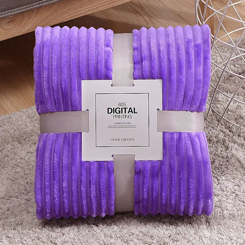 Luxurious Solid Velvet Blanket