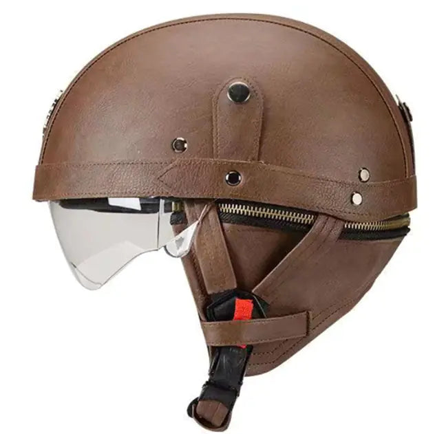 Harley Motorcycle Vintage Style Custom Helmet