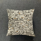 Retro Art Inspired Accent Pillow
