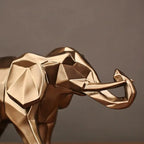 Geometric Faceted Elephant Home Decor