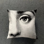 Retro Art Inspired Accent Pillow