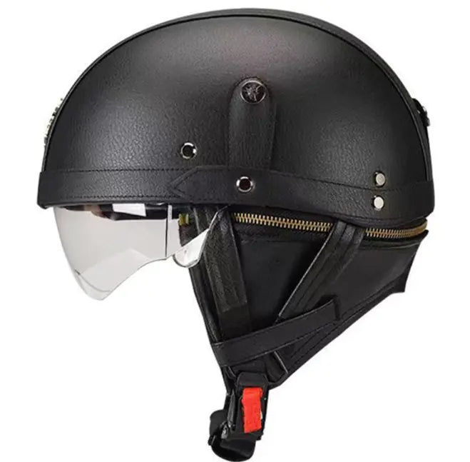 Harley Motorcycle Vintage Style Custom Helmet