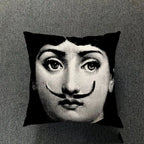 Retro Art Inspired Accent Pillow