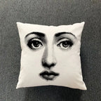 Retro Art Inspired Accent Pillow