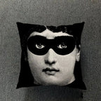 Retro Art Inspired Accent Pillow